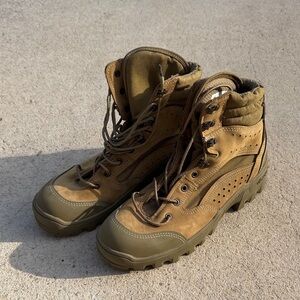 Bates Tan and Olive Men's Boots size 9